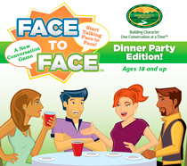 face to face dinner party conversation game